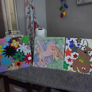 Colorful Art Canvas Set